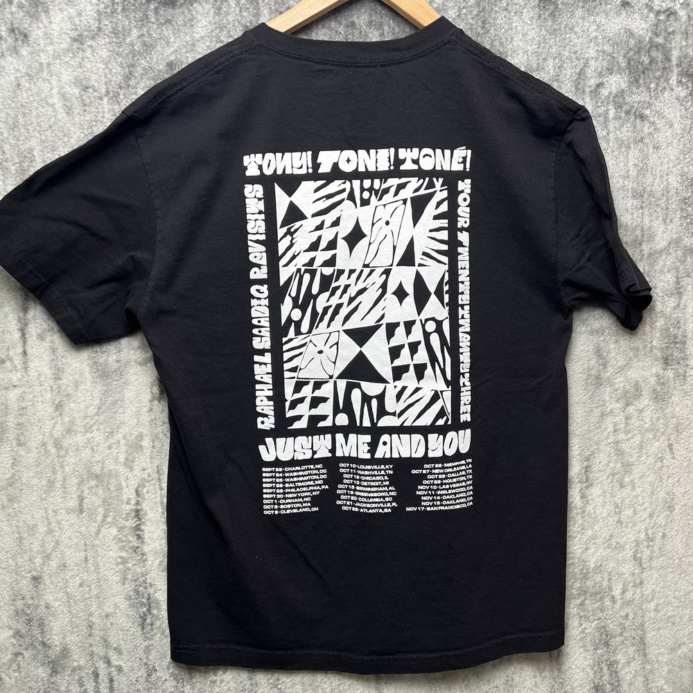 Tony Toni Tone T Shirt L Adults Black Short Sleeve 2023 Just Me And You Tour - Picture 6 of 6